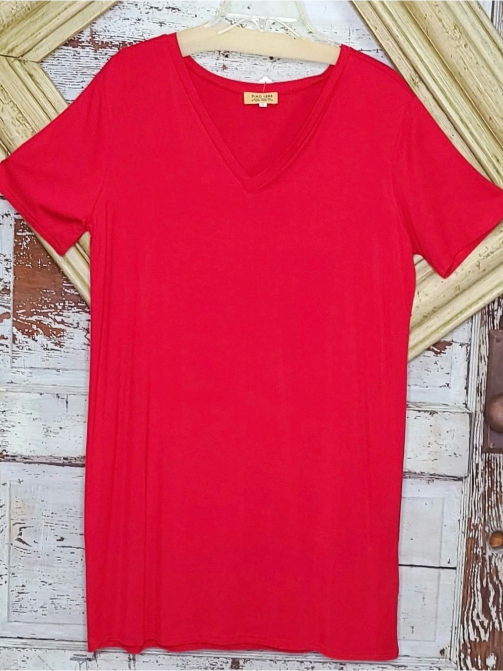 Piko 1988 Bright Red T-shirt Dress